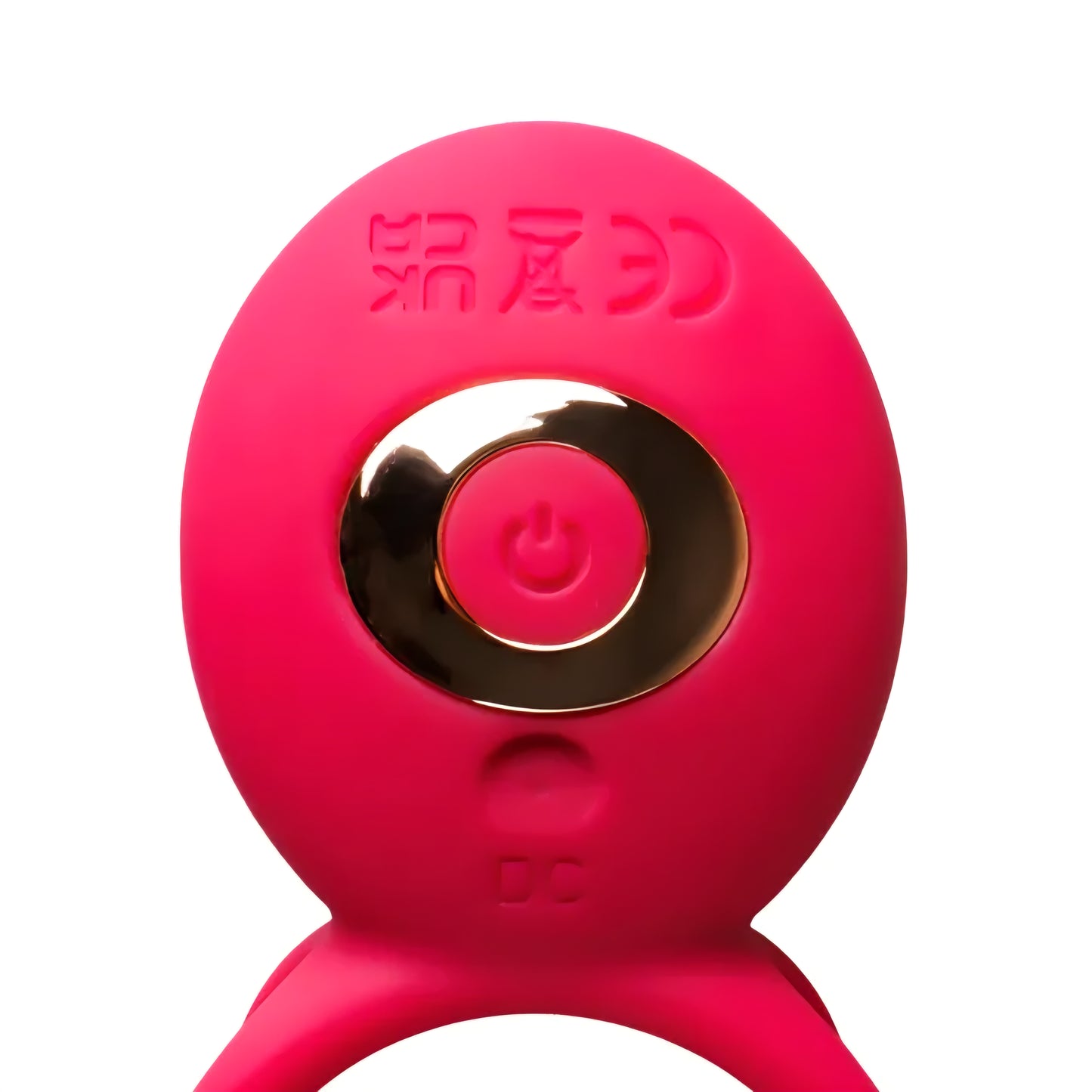 Magenta Silicone Vibrating Cock Ring