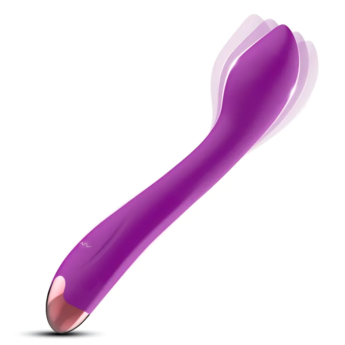 Purple Silicone Rechargeable Vibrator