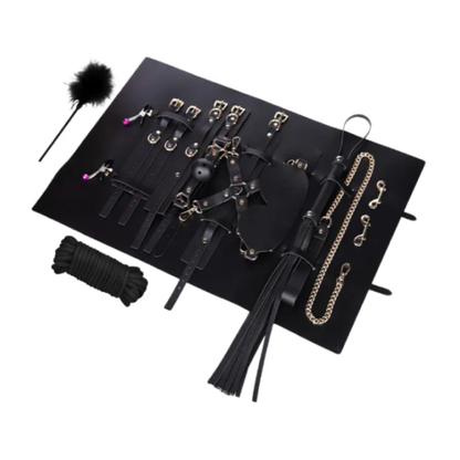 BDSM Bondage Set with Organizer Pouch