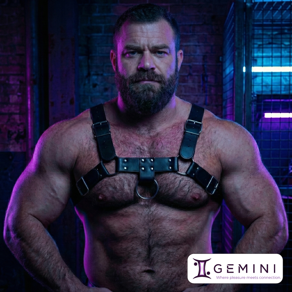 Adjustable Black Chest Harness