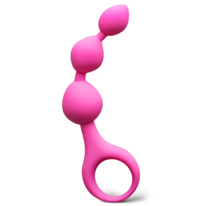 Anal Tri-ball Beaded Butt Plug