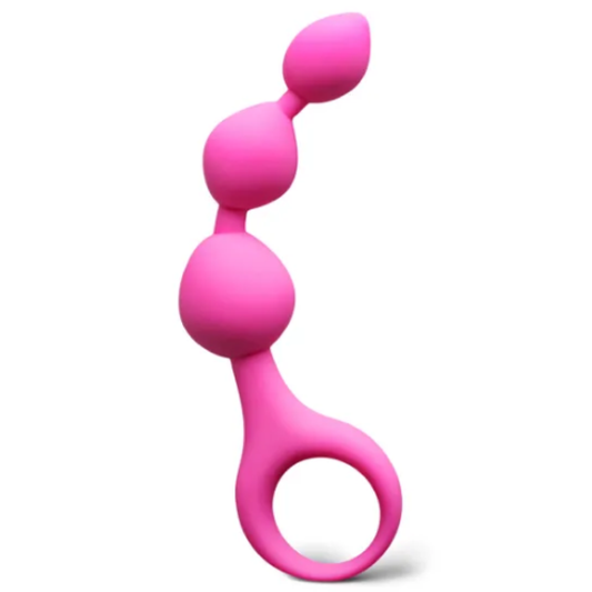 Anal Tri-ball Beaded Butt Plug