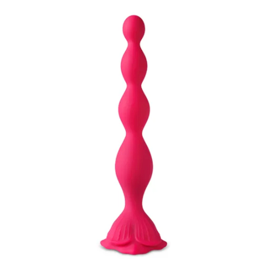 Anal Beads with Flower-Shaped Base