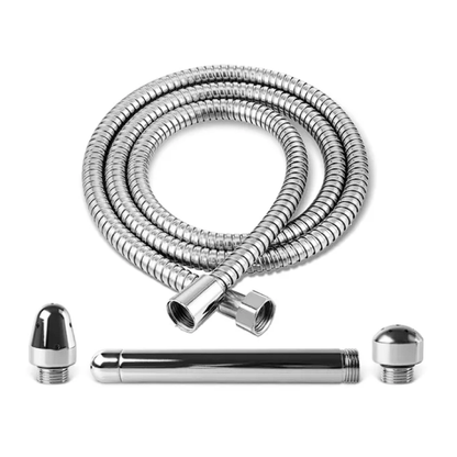 Metal Shower Cleaning System with 3 Heads