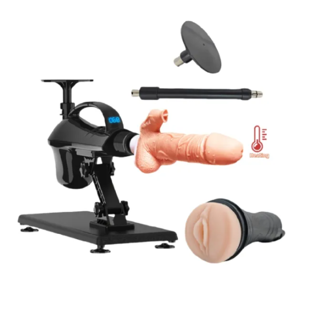 Sex Machine with Vibrating, Thrusting, Swinging & Heating Features