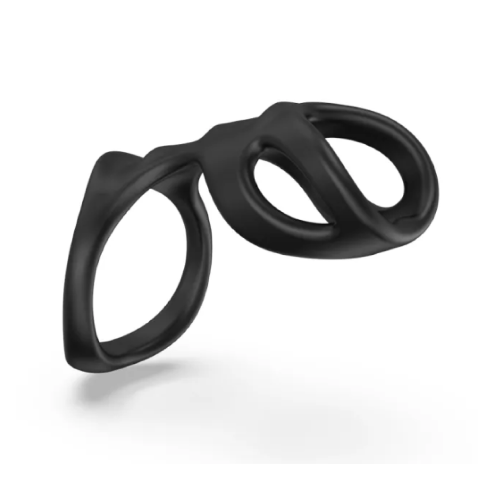 Dual Loop Silicone Cock Ring