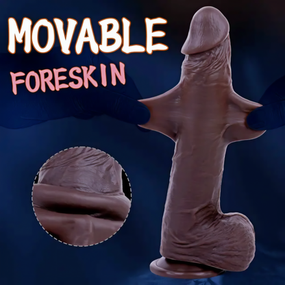 Dark Brown Realistic Dildo
