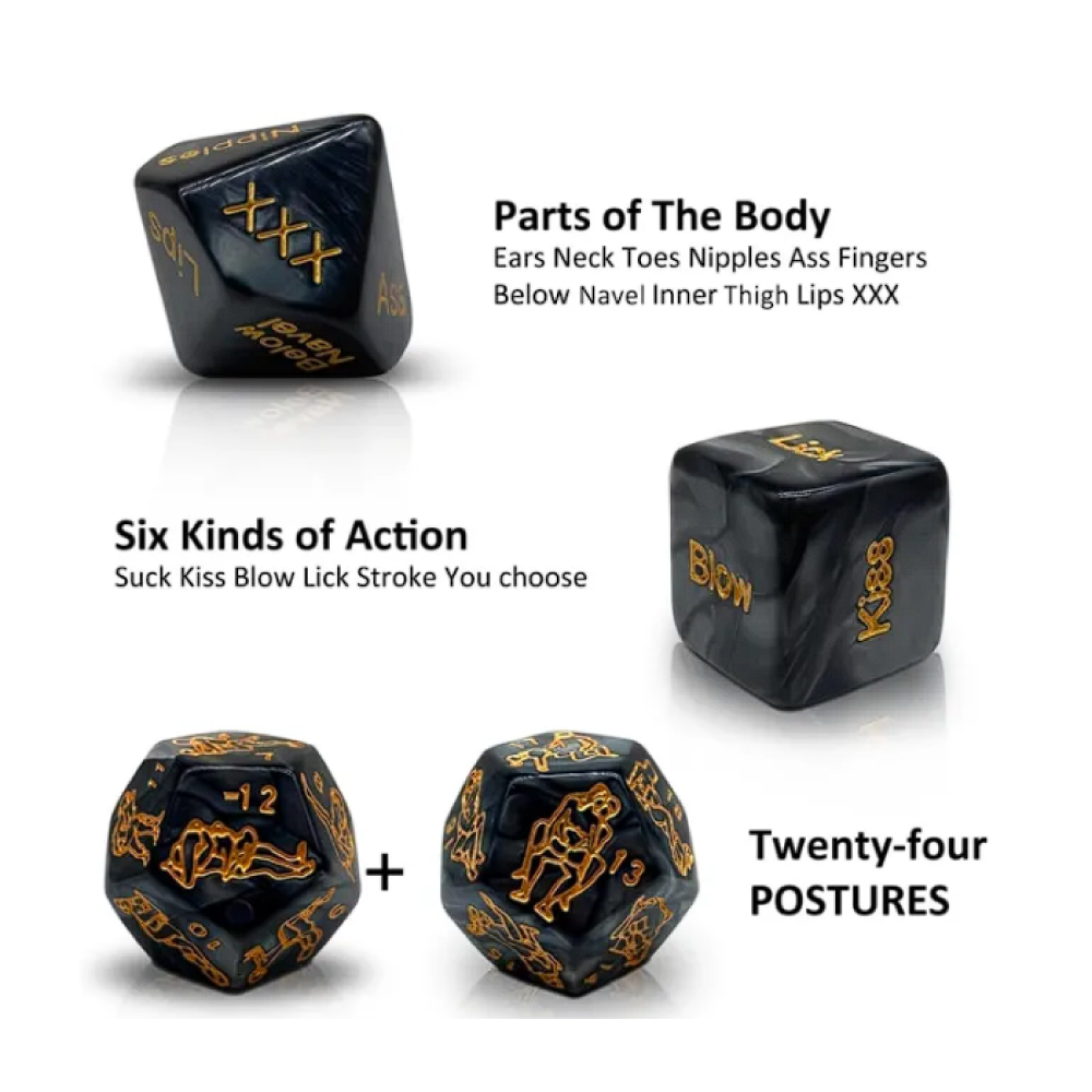 4Pcs Date Night Dice for Couple