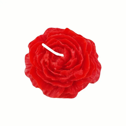 Red Rose Candle