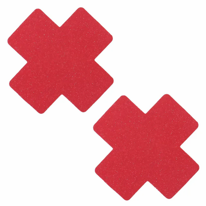 Glitter Cross Nipple Pasties