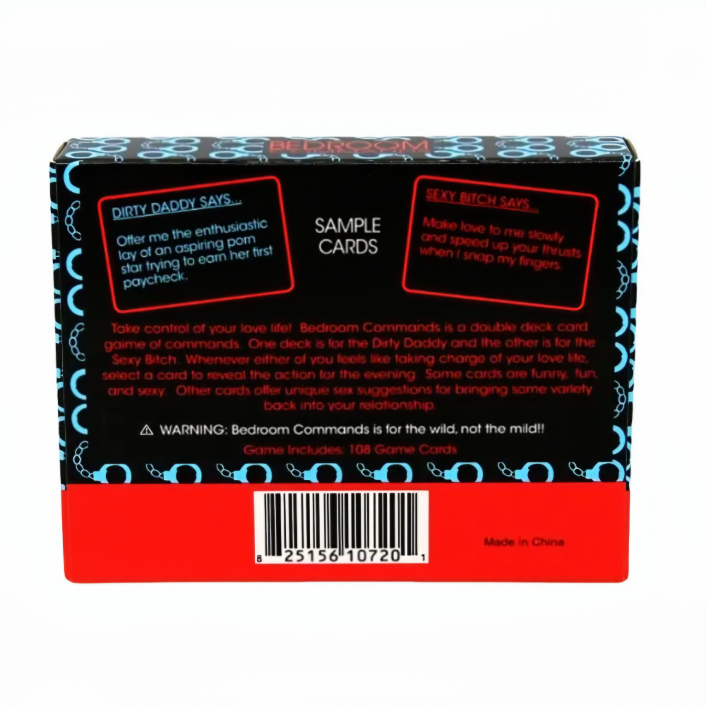 108-Card Multicolor Adult Party Game Deck