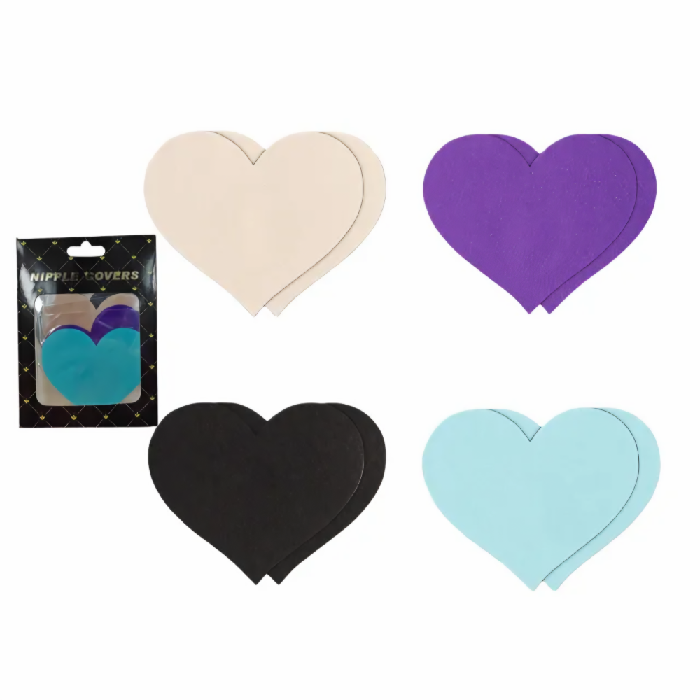 Multicolor Heart Nipple Pasties