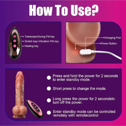 Rechargeable Silicone Vibrator