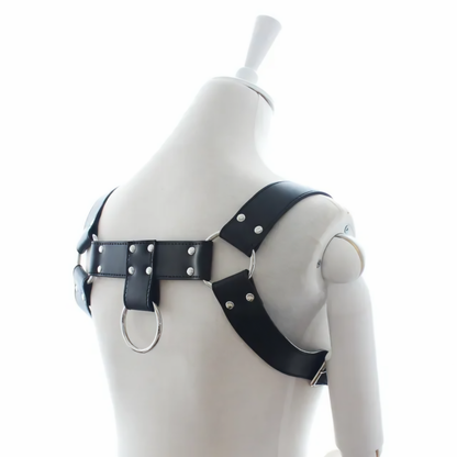 Adjustable Black Chest Harness