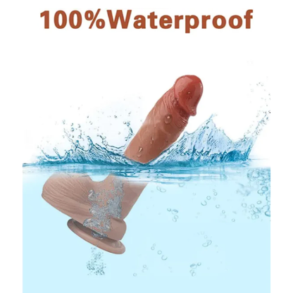 Realistic Dildo with Balls and Strong Suction Cup