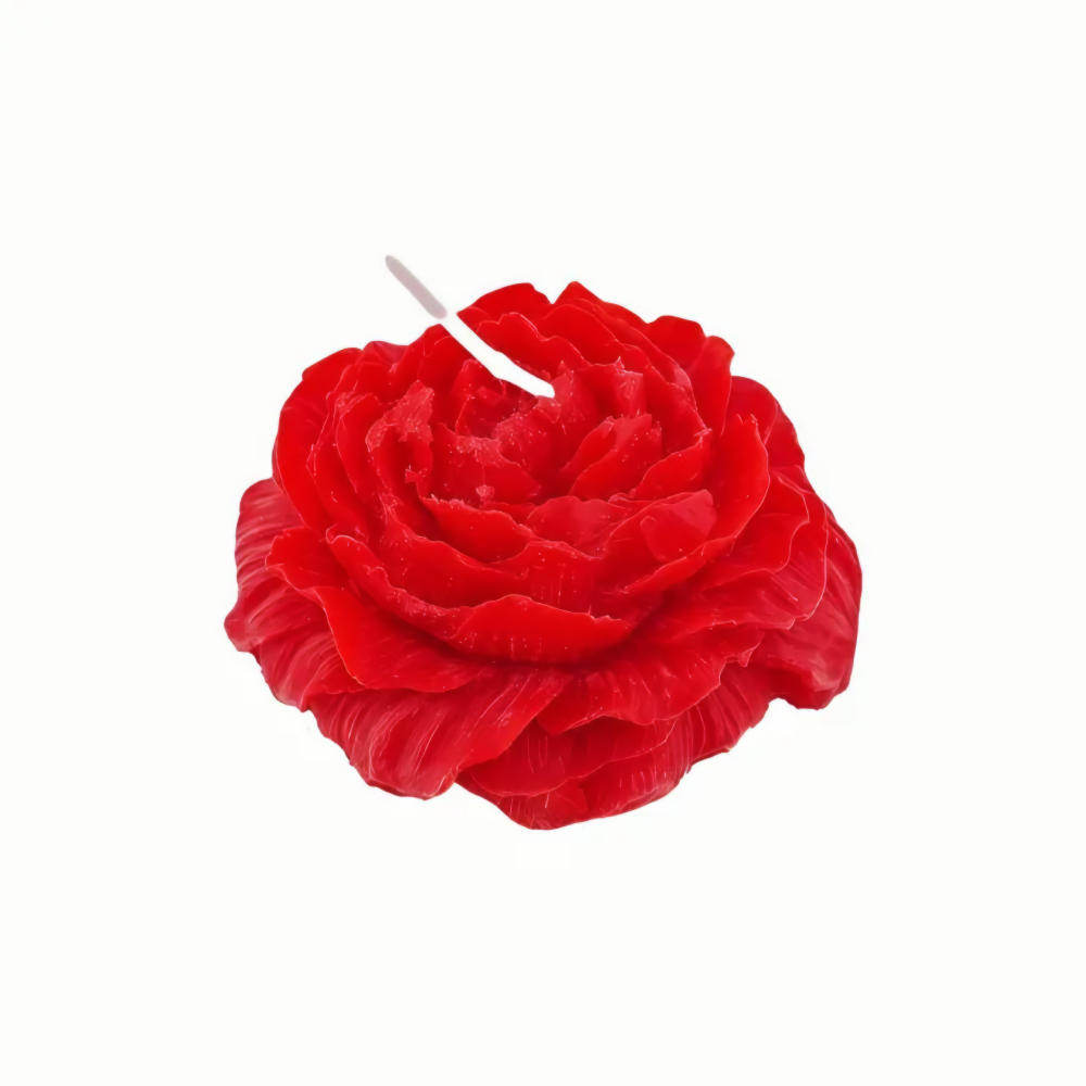 Red Rose Candle