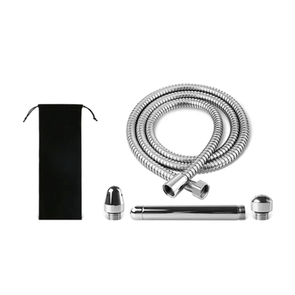 Metal Shower Cleaning System with 3 Heads