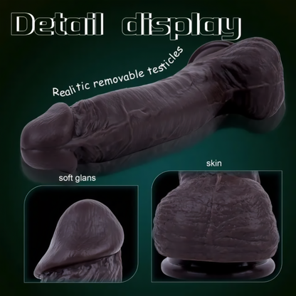 Dark Brown Realistic Dildo