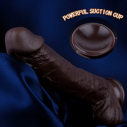 Dark Brown Realistic Dildo