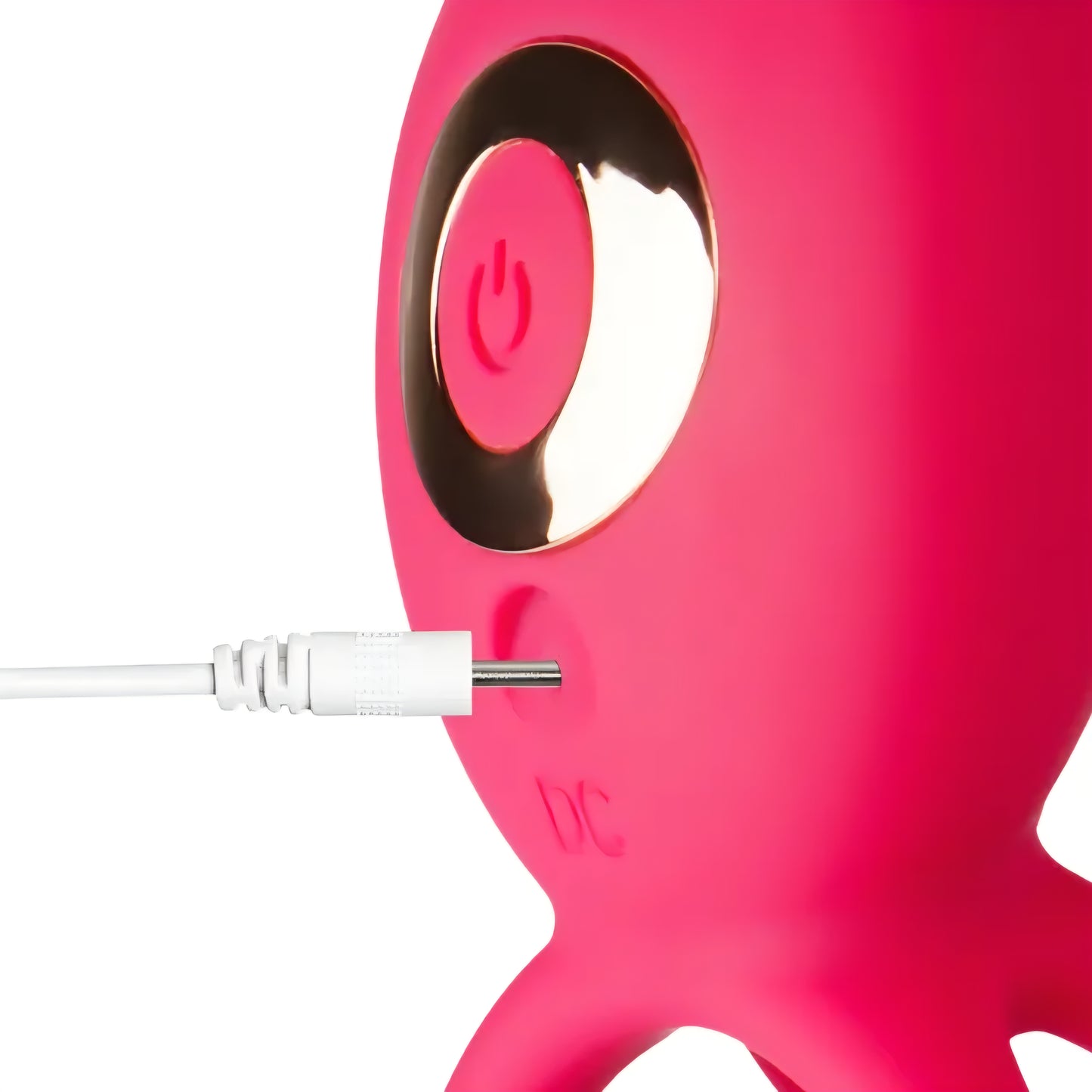 Magenta Silicone Vibrating Cock Ring