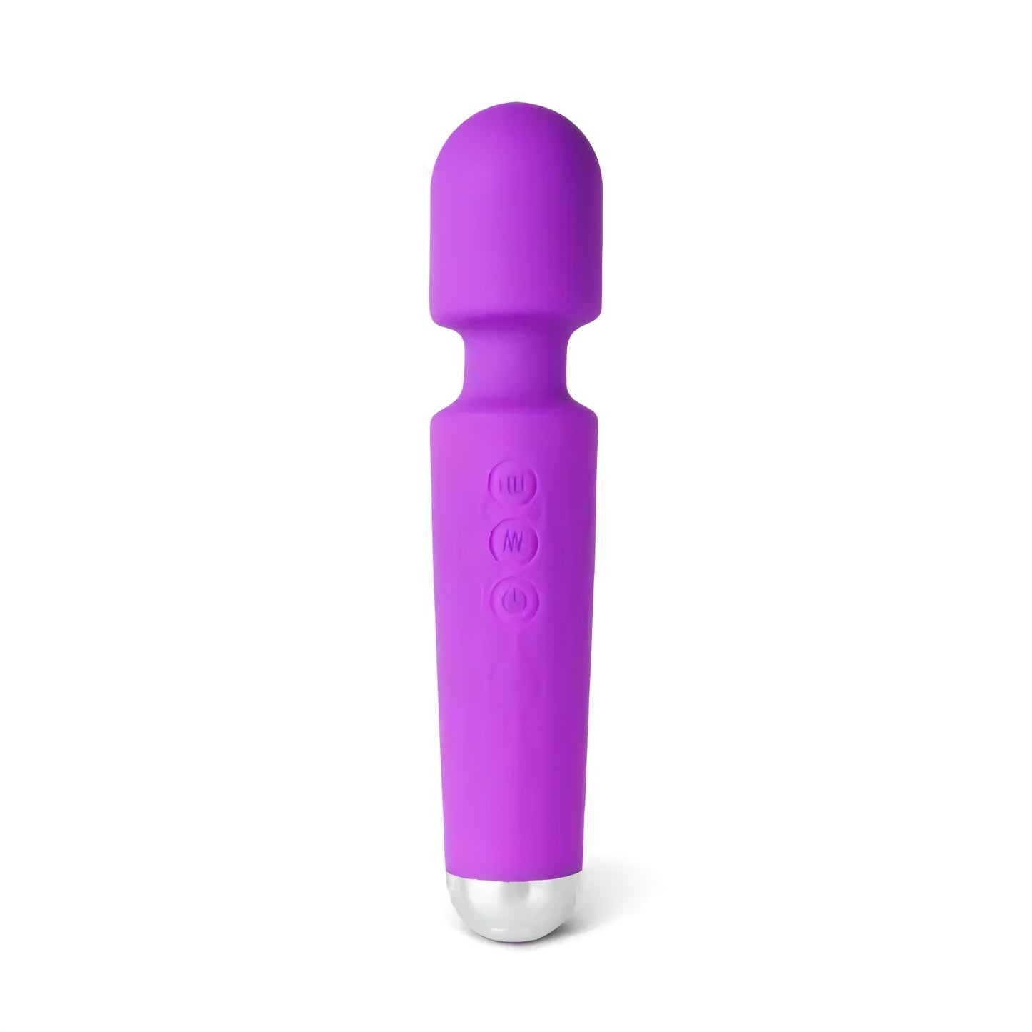 Purple Silicone Rechargeable Magic Wand Massager