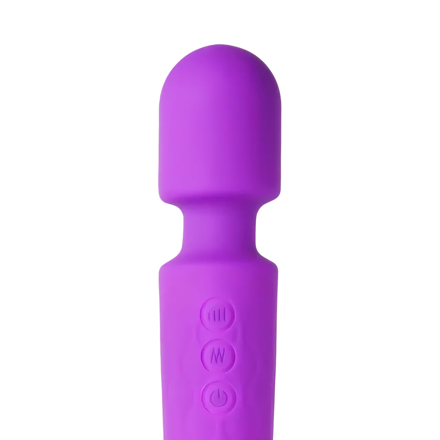 Purple Silicone Rechargeable Magic Wand Massager