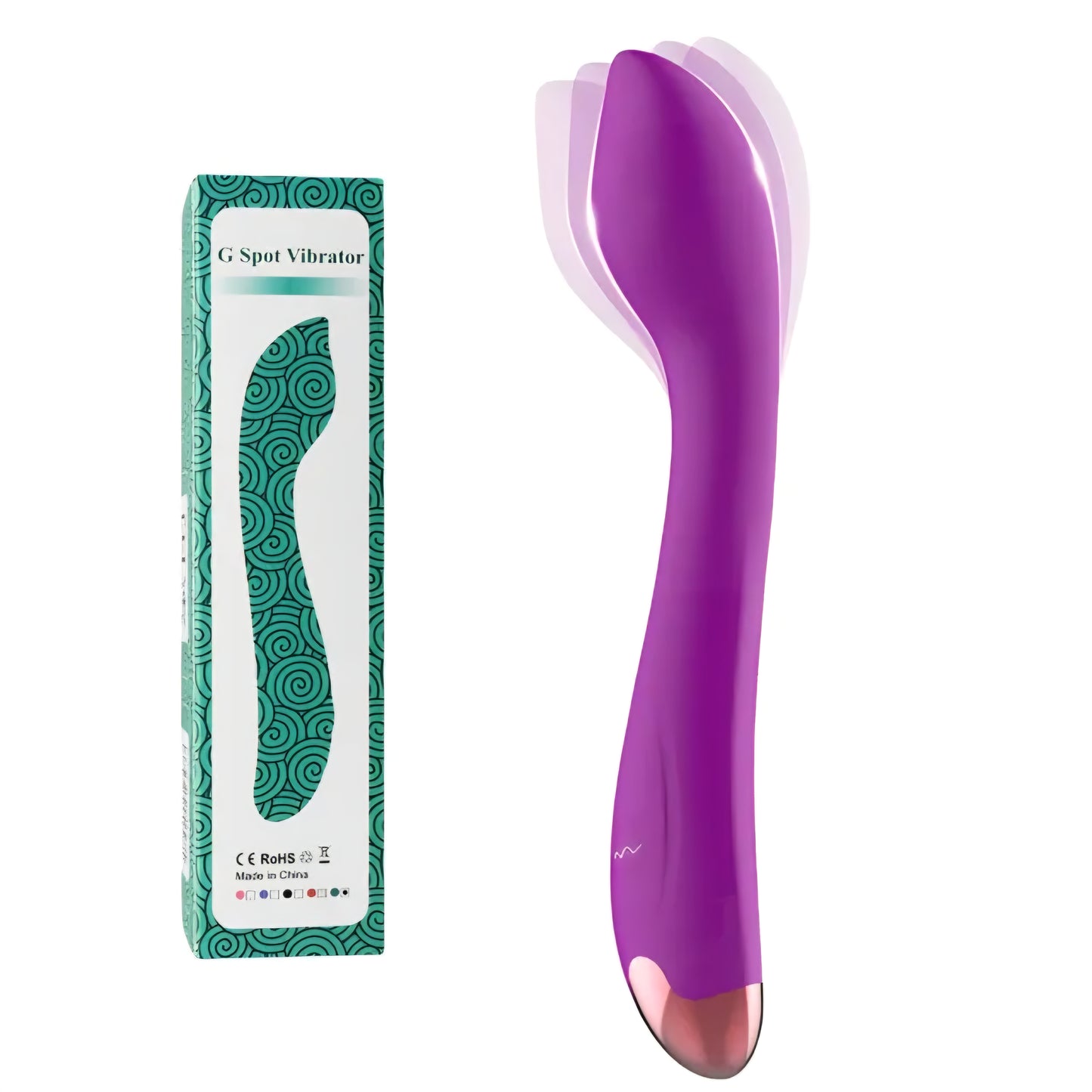 Purple Silicone Rechargeable Vibrator