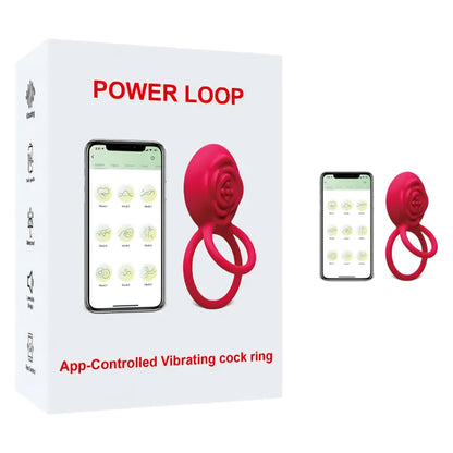 Magenta Silicone Vibrating Cock Ring