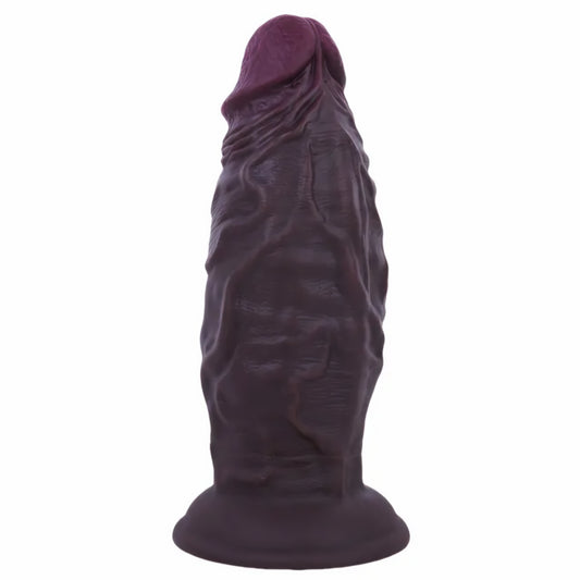 Fat Dark Brown Realistic Dildo