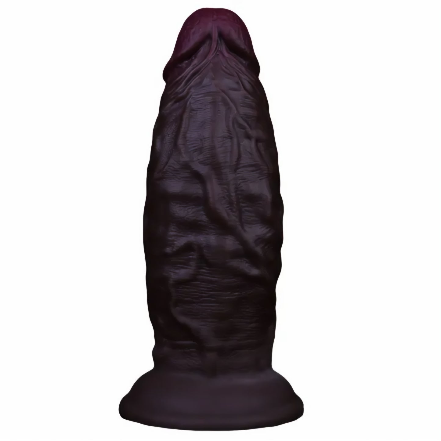 Fat Dark Brown Realistic Dildo