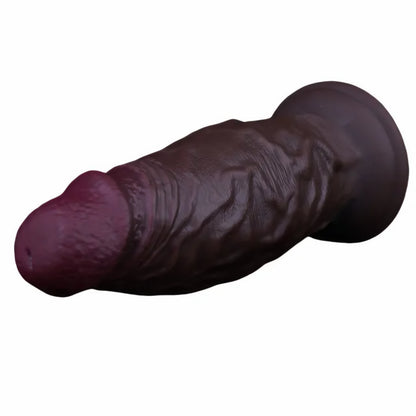 Fat Dark Brown Realistic Dildo