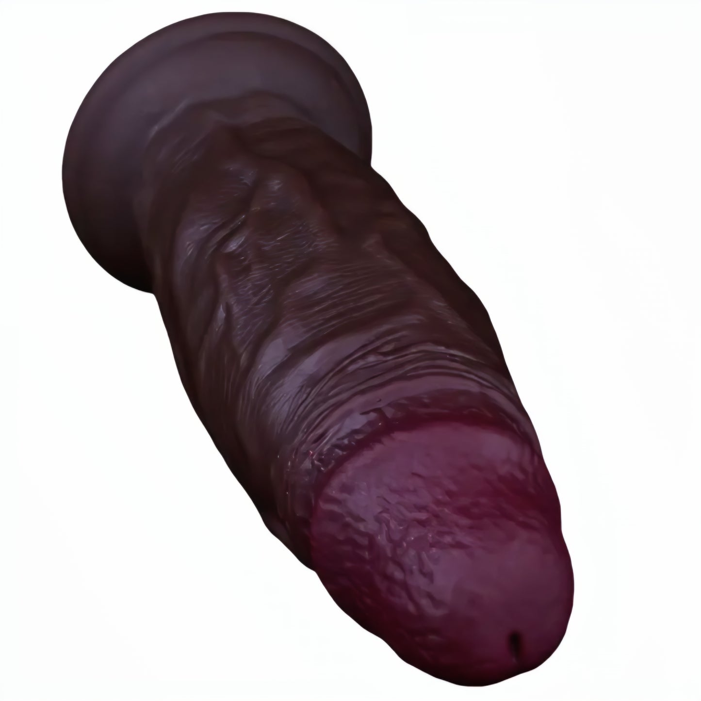 Fat Dark Brown Realistic Dildo